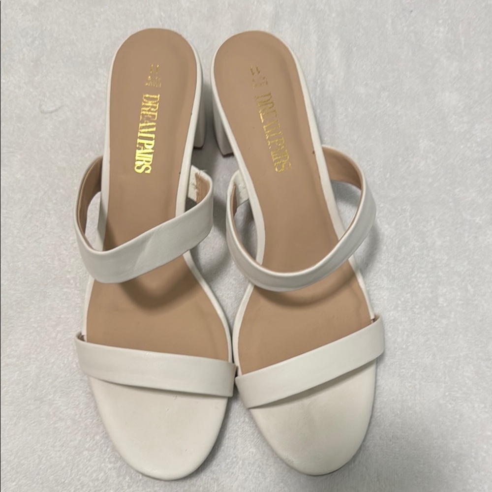 Elegant White Women's Sandals